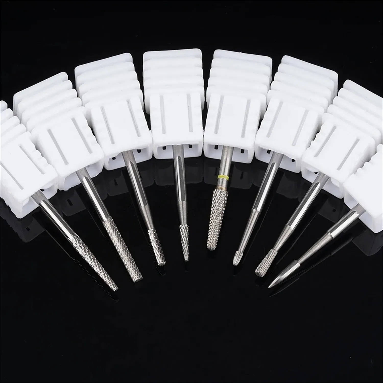 Hot Selling Manicure Bits 3/32" Multi-Functional Drill Bit Nail Packaging Customization Tungsten Carbide Nail Drill Bit Set