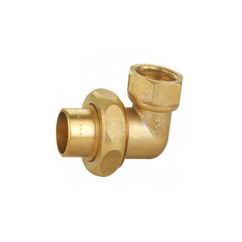 Male Brass Solder Fitting Straight Union with Metal Sealed