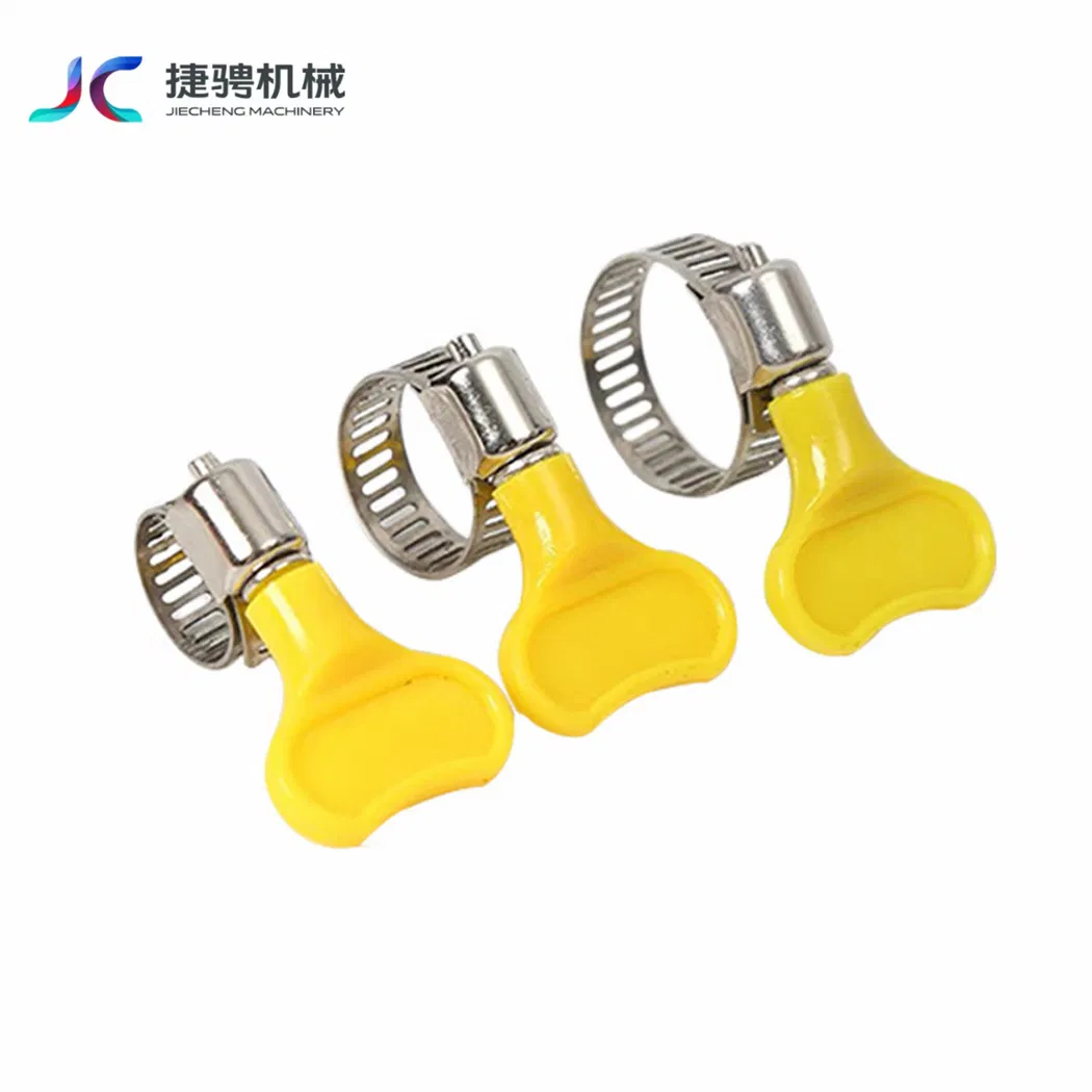 Plastic Handle American Style Hose Clamp, Adjustable Thumbscrew Key Clamp