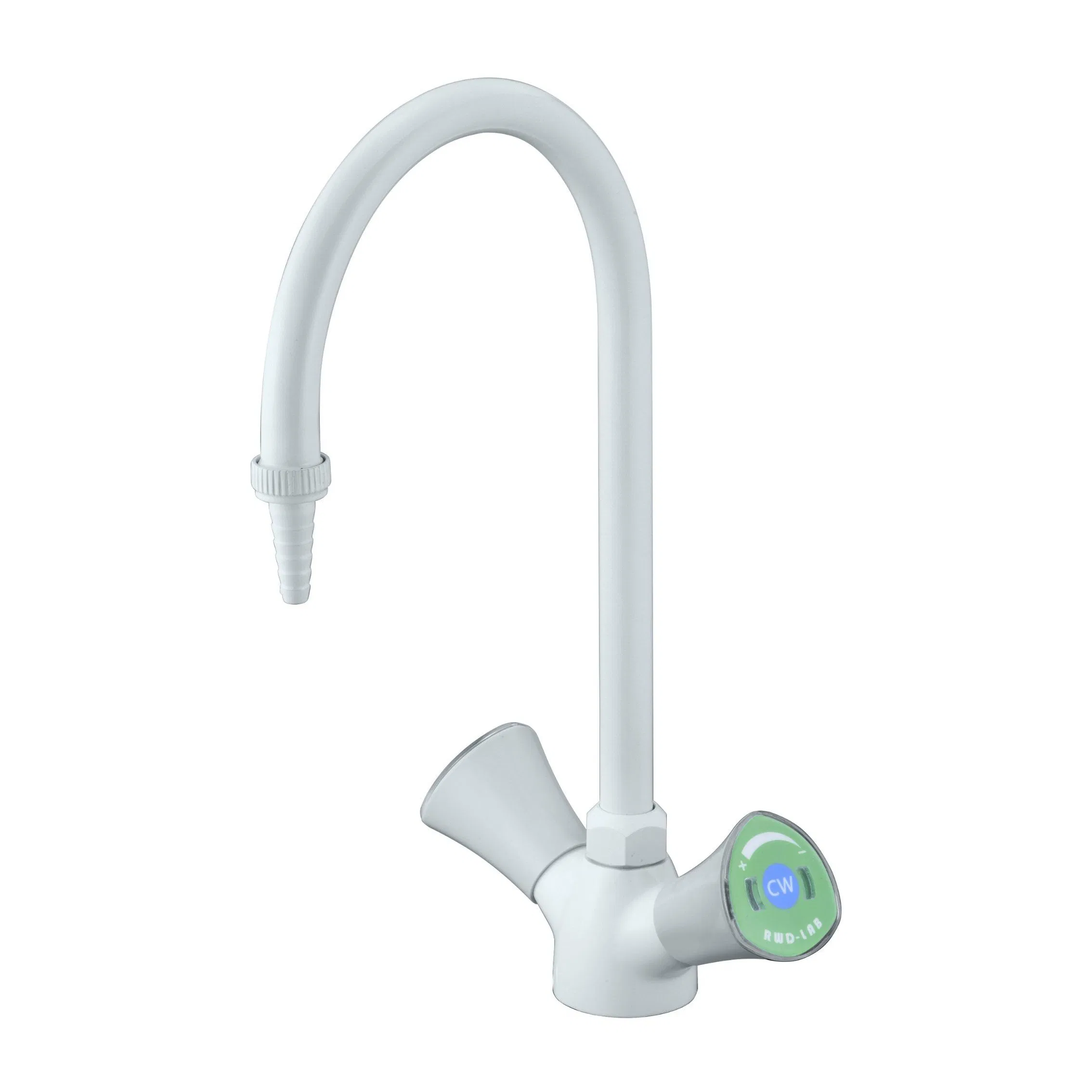 Лабораторный кран смеситель премиум с двумя ручками