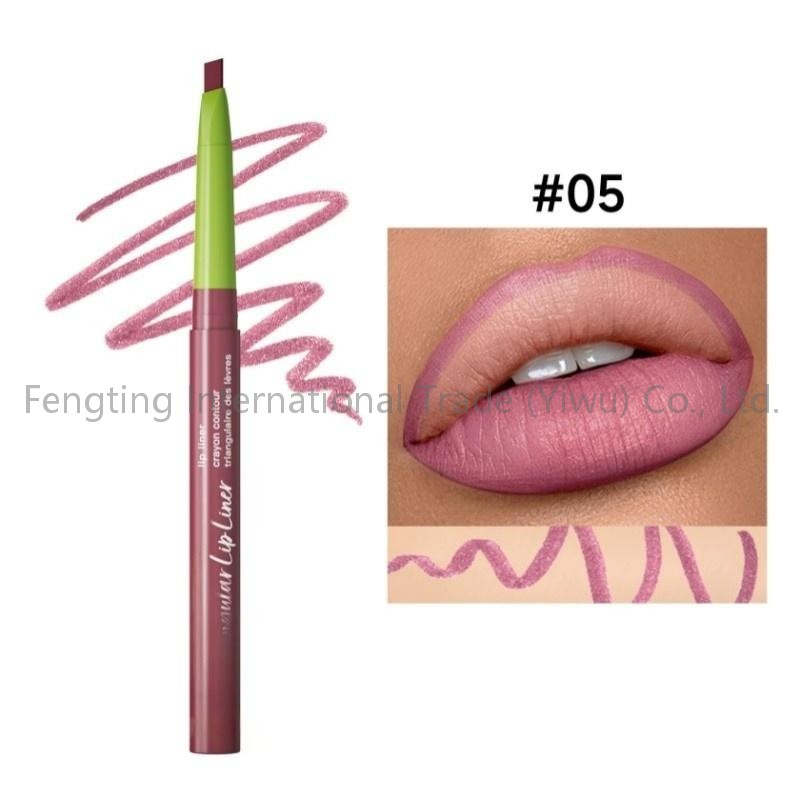 8 Color Vegan Custom Logo Lip Liner Pencil Waterproof Nude Customize Private Label Matte Natural Lip Liner