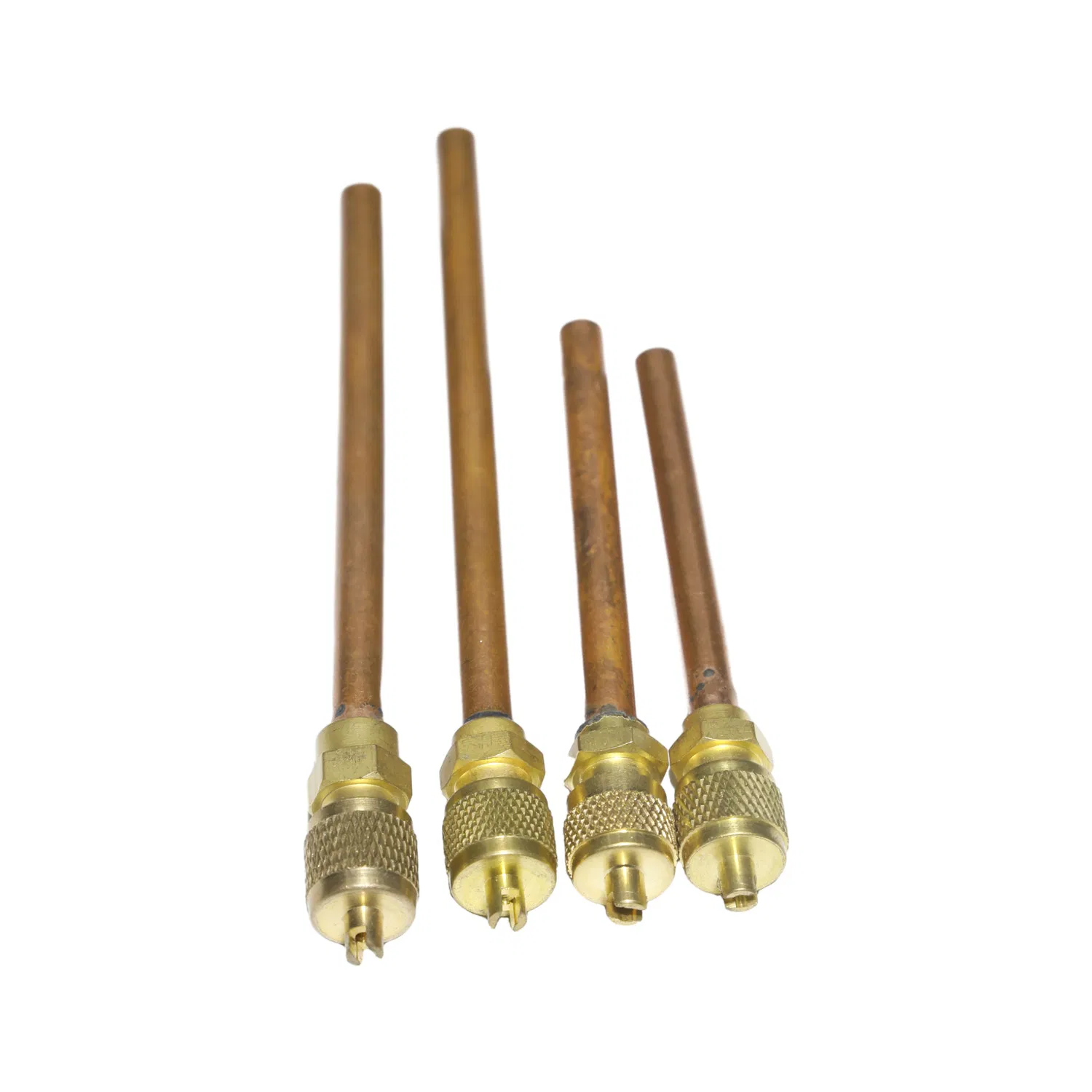 Air Conditioner Spare Parts Access Valve Copper Tube Charging Valve Service Valve