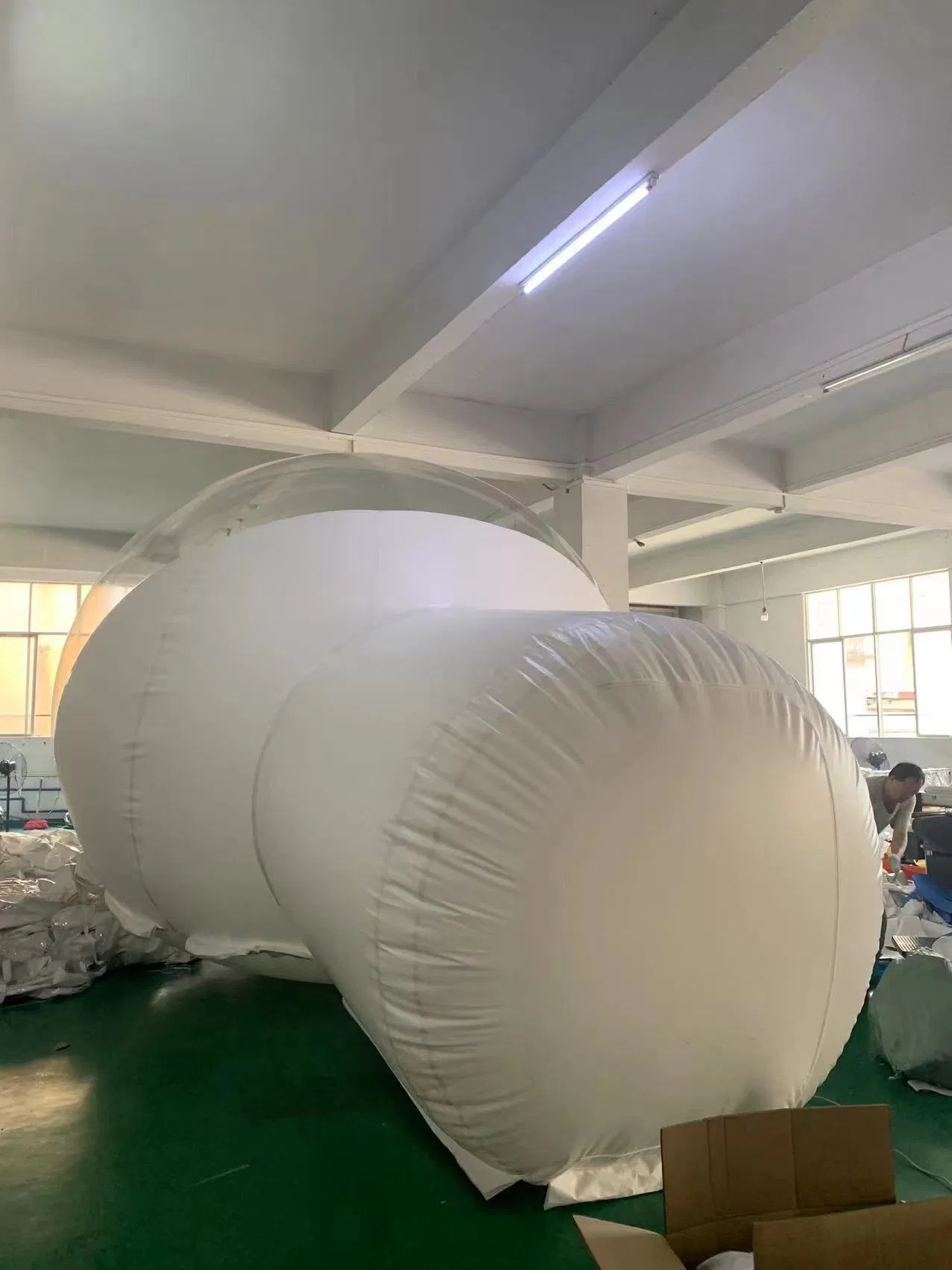 Inflatable Bubble Room with Privacy Curtains