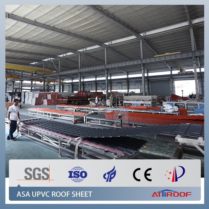Building Material ASA UPVC Roofing Sheet and Weatherproof Plastic PVC Roof Tile