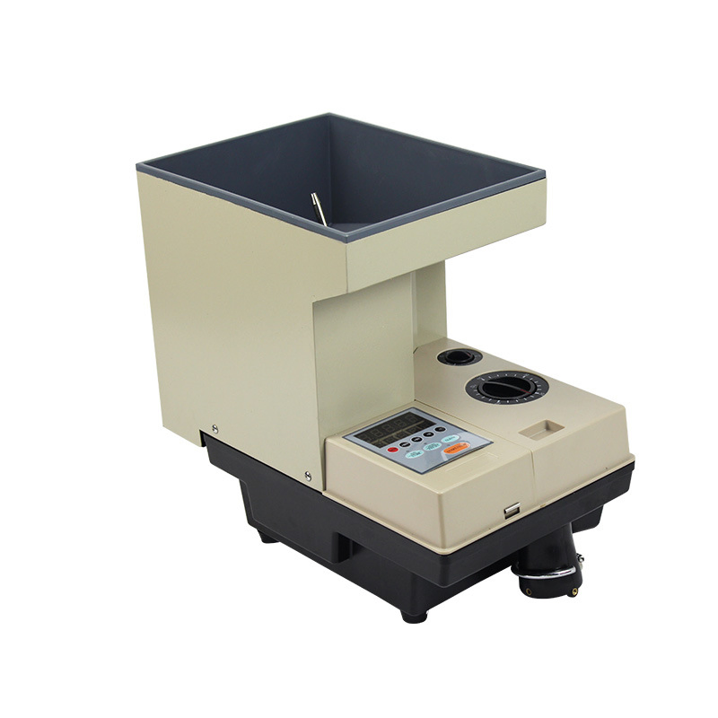 Bank Coin Sorting and Counting Machine for USD, EUR Multi-Coin Sorter Machine
