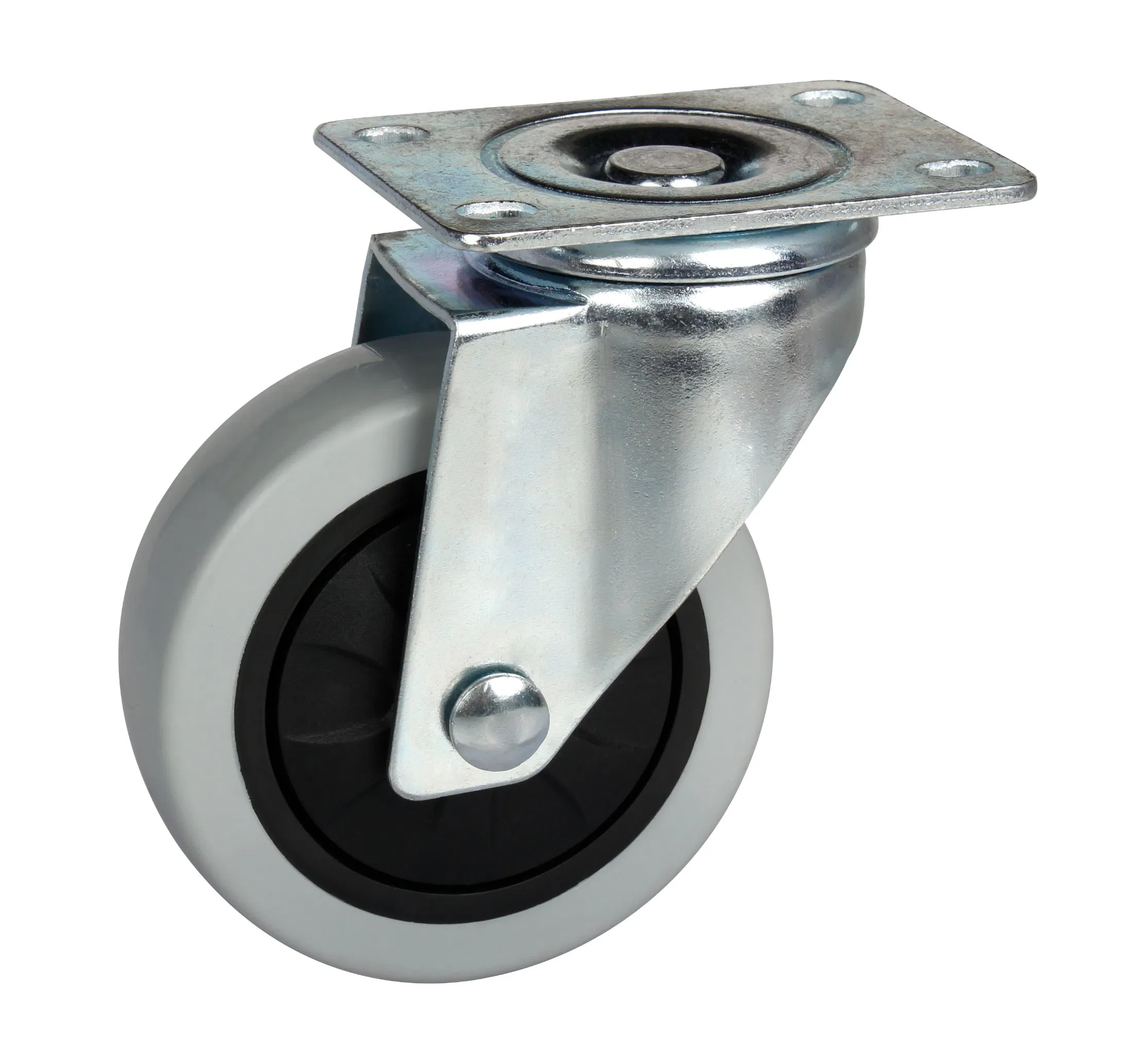 Durable Industrial Caster Wheel with Easy Brake Installation Options