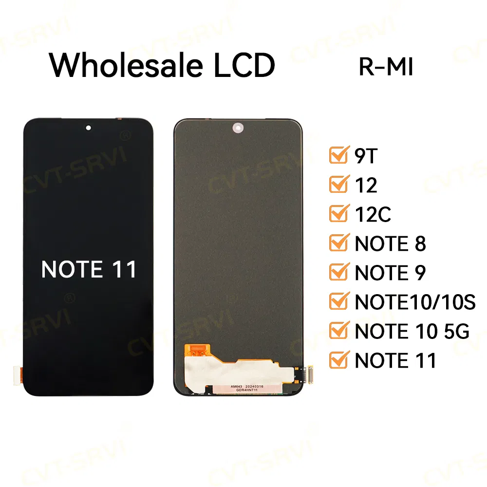 Оригинальный дисплейный модуль для Redmi 9T, 12, Note 11