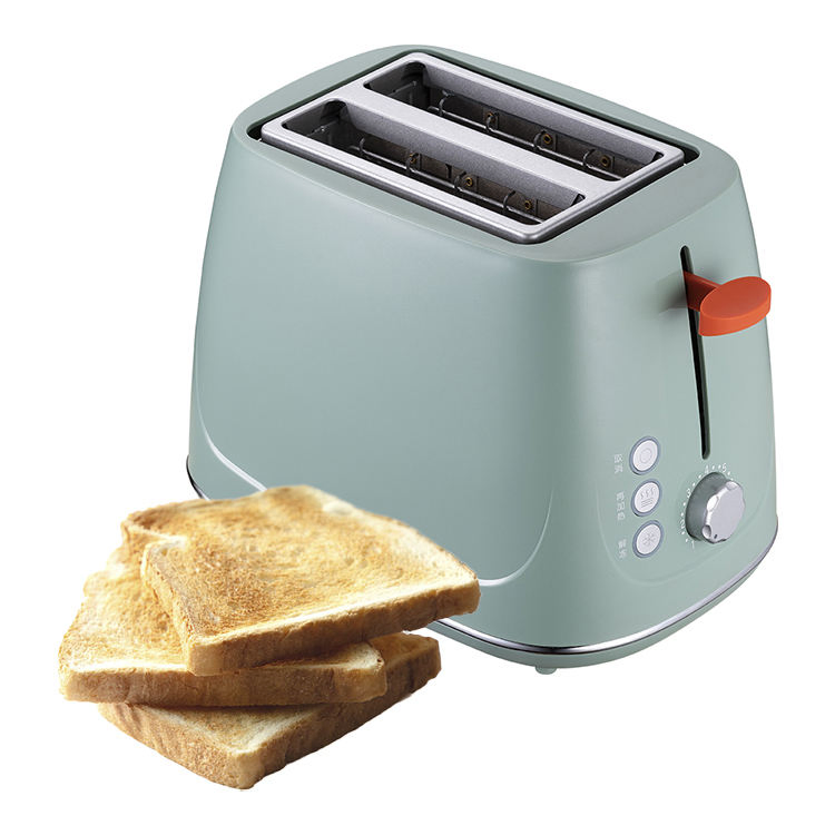 New Design Auto 2 Slices Portable Automatic Fast Heating Bread Toaster