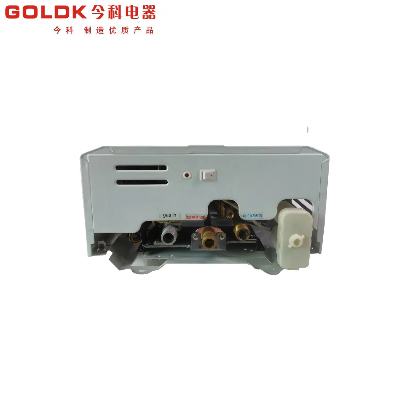 Goldk Gwh-012 White Color Body Paiting Surface 6-16 Liter Gas Water Heater