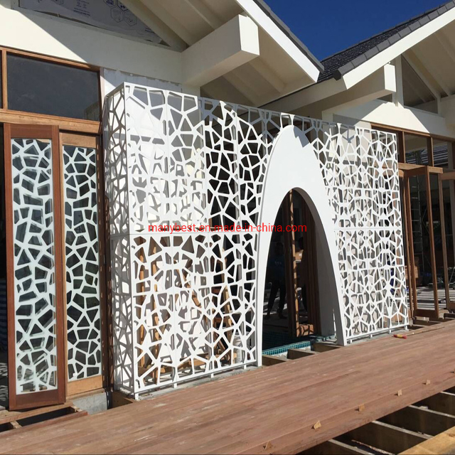 Customized Aluminum Alloy Fireproof Fancy Idea Design Fence Screen for Hotel