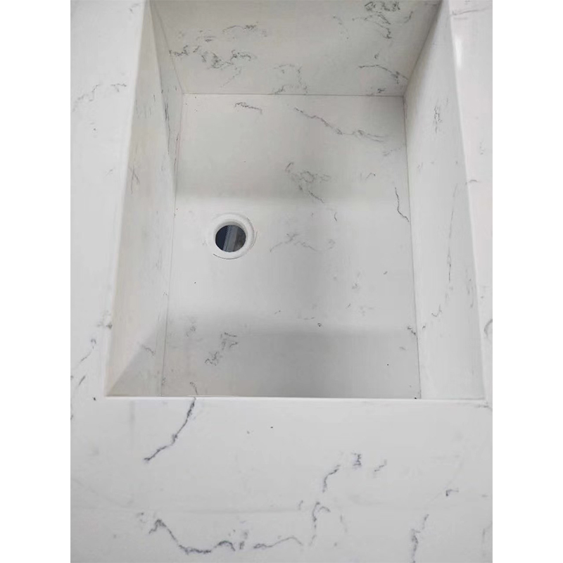 Artificial Stone Marble White Calacatta Quartz Counter Top/Bathroom Top Price