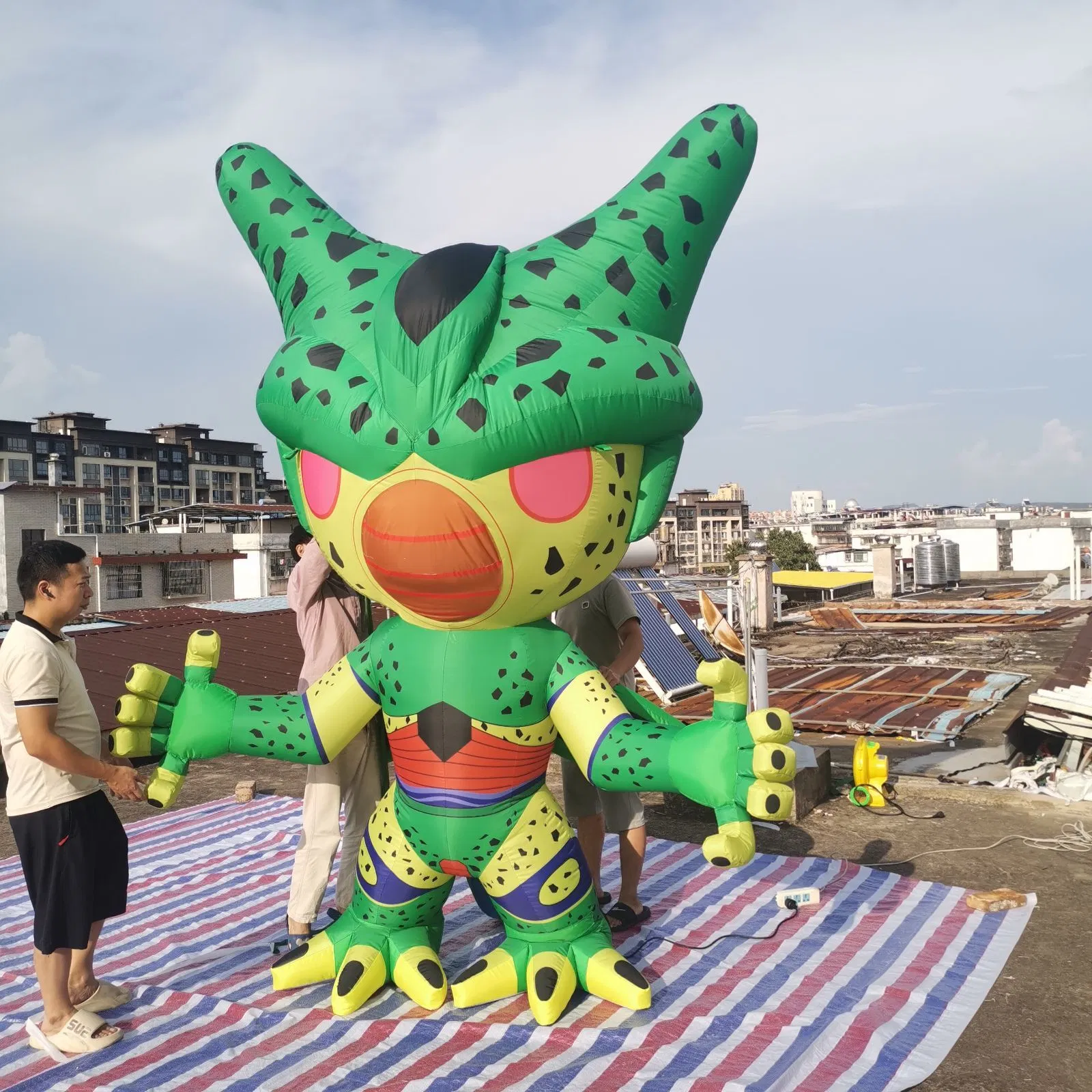Custom Green Monster Inflatable Figure, Comic Con & Anime Expo Eye-Catching Inflatable Character