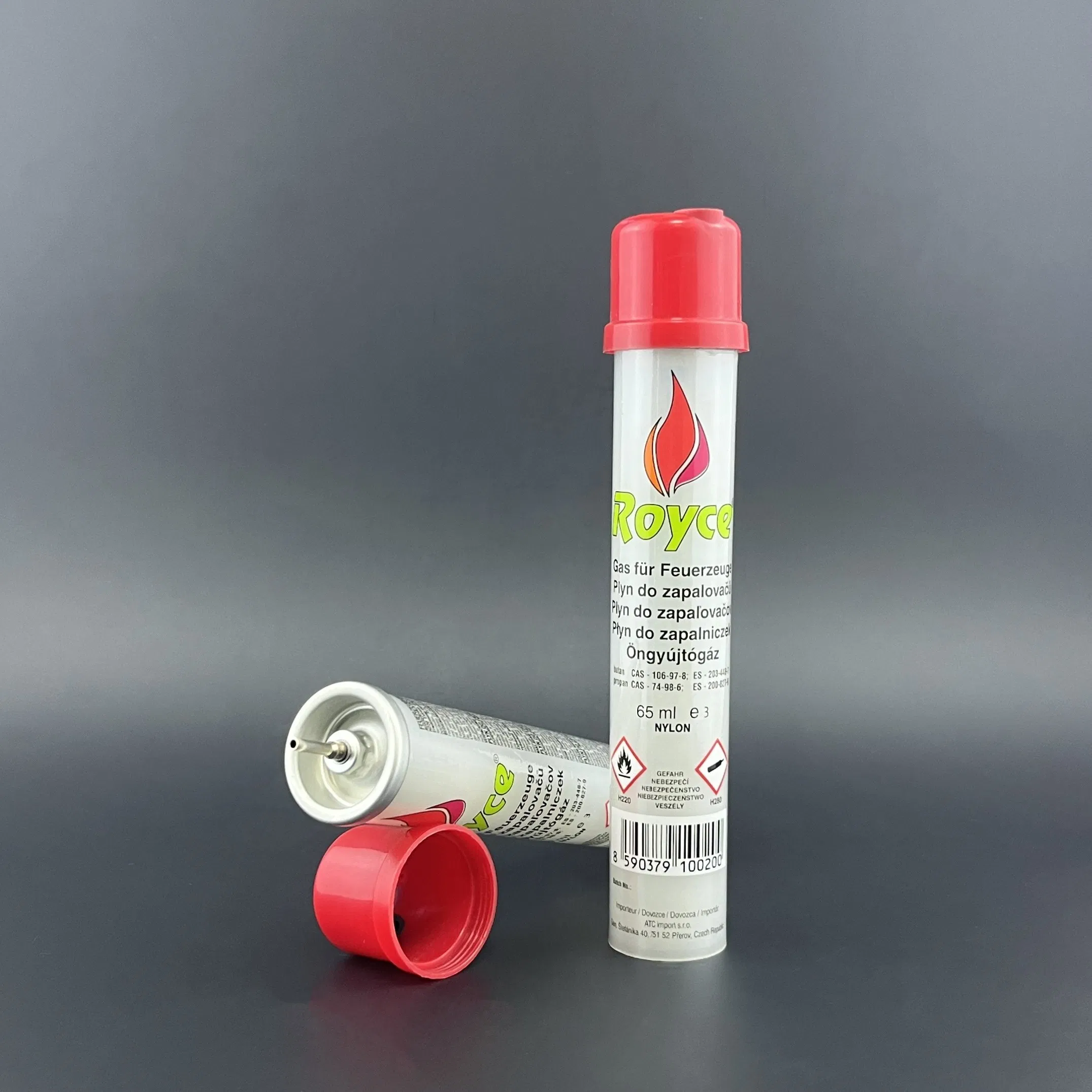 65ml Plastic Bottle High Quality Universal Lighter Use Butane Gas Lighter Refill