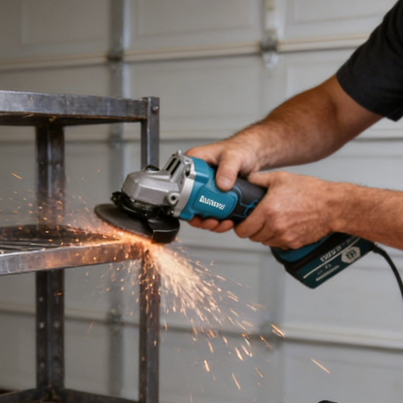 Easy Operation Electric Angle Grinder for Daily Repairing Work