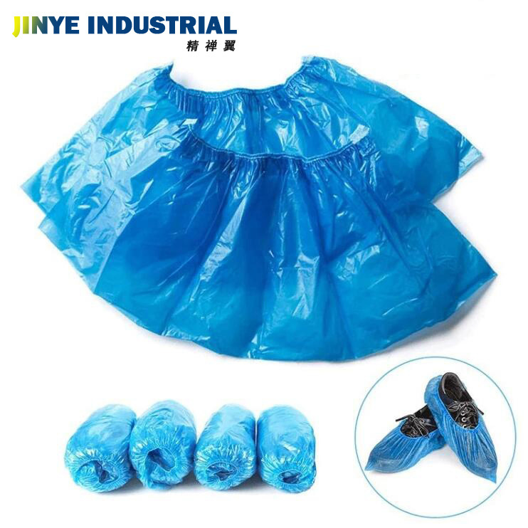 Medical Disposable CPE Shoecover Cleanroom PE Anti Slip Plastic Waterproof Shoe Cover