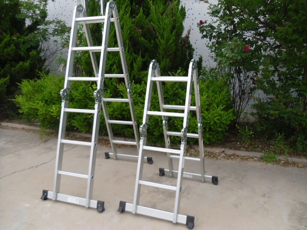 4*3 Steps Extension Aluminium Multi-Purpose Ladder with En131 Test