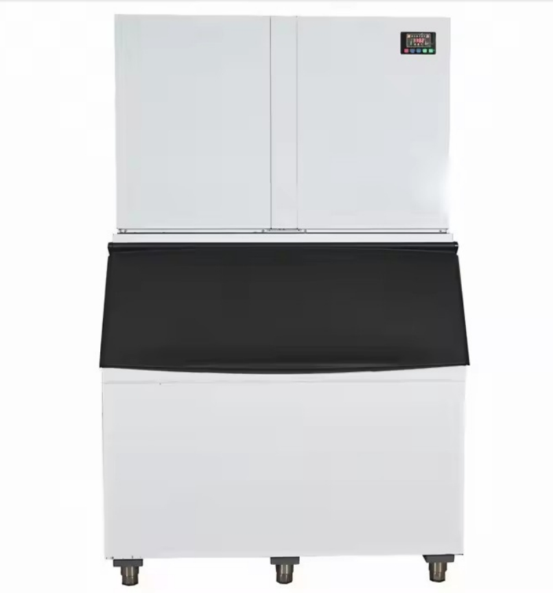 Electric 1000kg Commercial Block Maker Stainless Steel Automatic Cube Ice Making Machine for Industrial Business Use