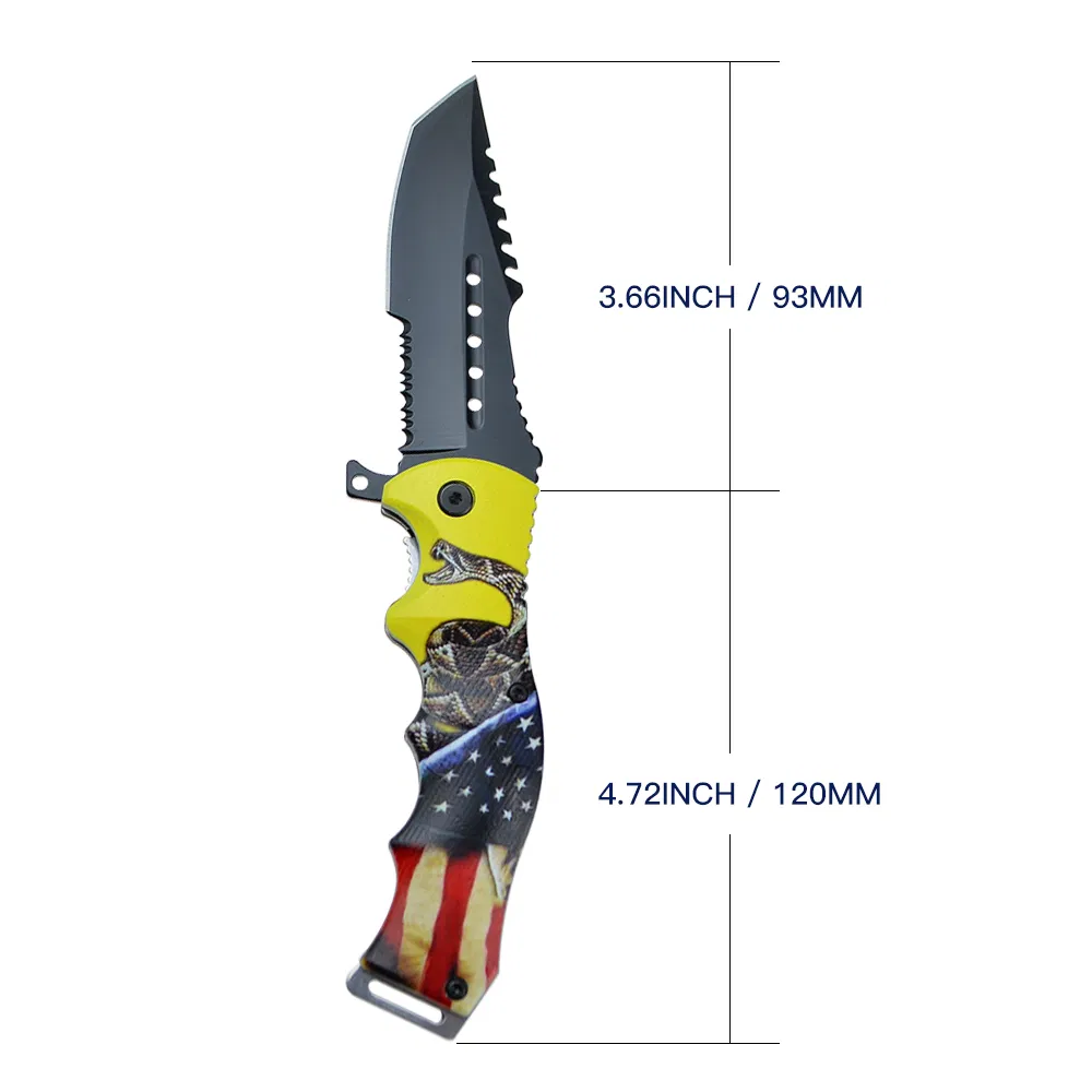 Portable Folding Knife Various Designs for Hunting Outdoor Knife in Stock