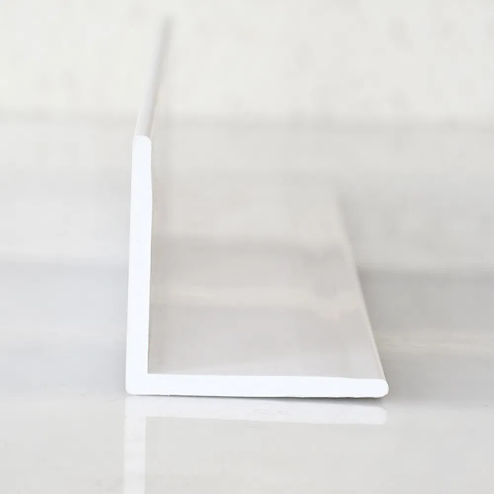 45 Degree Plastic LED Profile PVC Corner L Type PVC Corner Bead