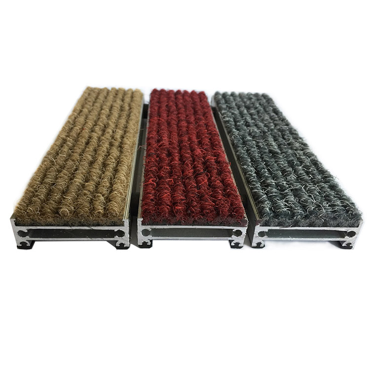 Commercial Exterior Entrance Mat with Aluminum Base for Business