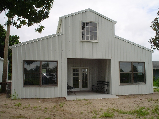 Environmental Friendly Prefab Light Framing Steel Structure Farm Shed Barn (KXD-119)