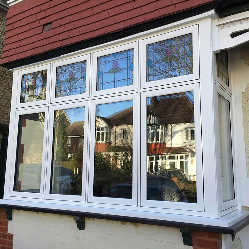PVC Glass Sliding Windows Vinyl Windows UPVC Modern Double Glazed Sliding Windows