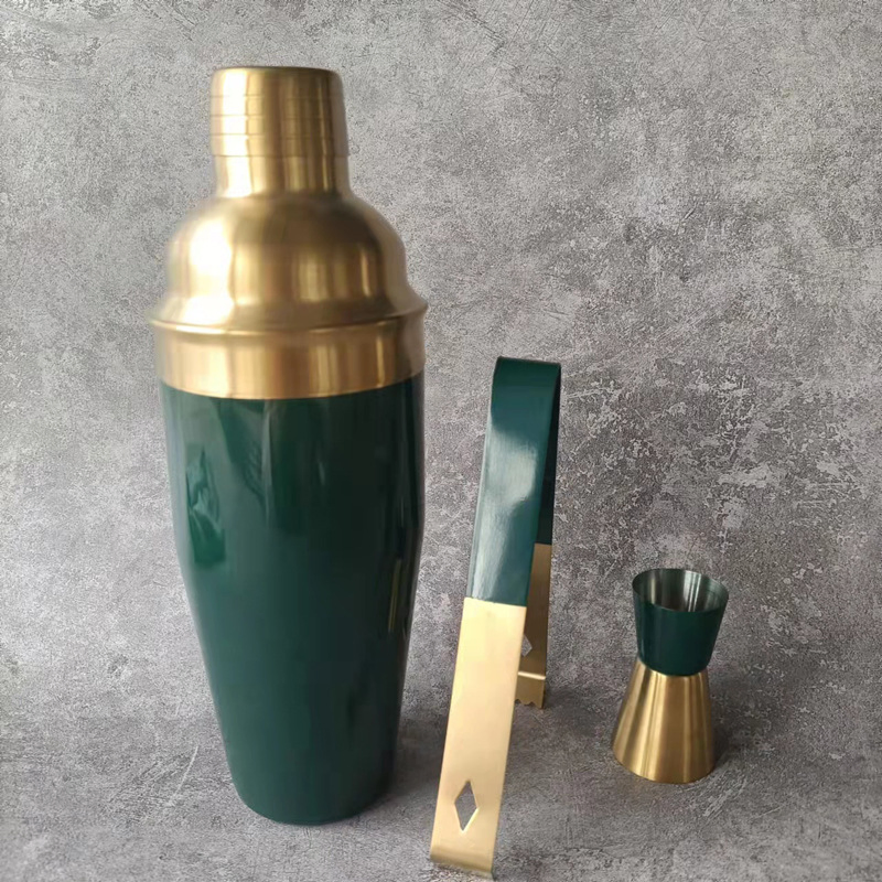 Барный набор из нержавеющей стали, зеленый