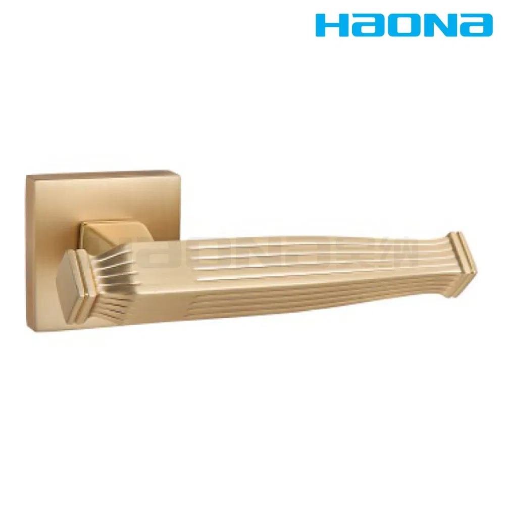 Modern Design Zinc Alloy Bathroom Door Hardware Split Type Interior Pull Lever Door Handle