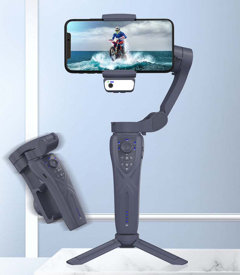 Стабилизатор-монопод F12 с Bluetooth для смартфонов