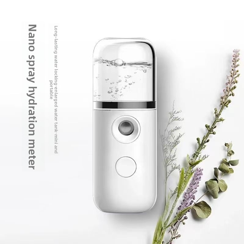 Nano Spray Hydrating Instrument Facial Humidifier Small Portable Rechargeable Beauty Instrument Cold Spray Machine Steaming Face Device