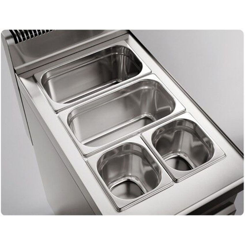 Commercial Food Warmer 1200W Electric Countertop Buffet Bain Marie Food Warmer