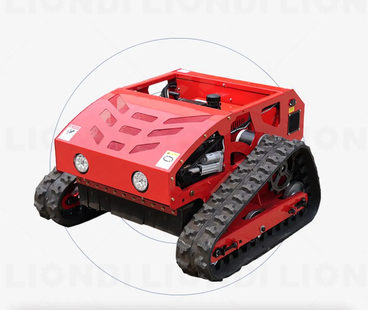 CE Certified New Design Cutting Width 900mm Self-Propelled Crawler Design Intelligent Remote Control Lawn Mowing Mower