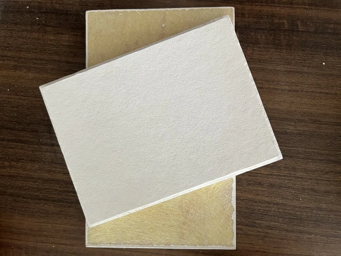Glass Wool Ceiling Tiles Tegular Edges 603*603 High Density