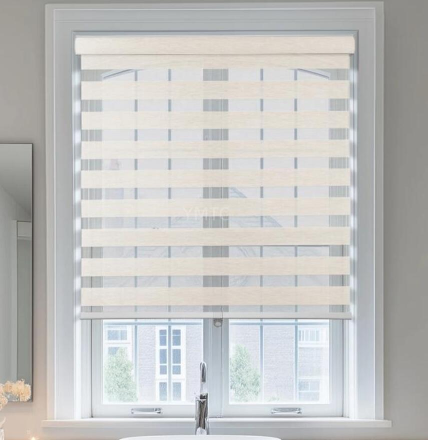 Zebra Blinds Built in Custom Double Layer Window Zebra Roller Blinds