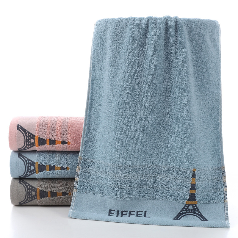Customized Embroidered Logo Towels for SPA 100% Cotton Terry Luxury Jacquard Bath Towel Hotel Towels