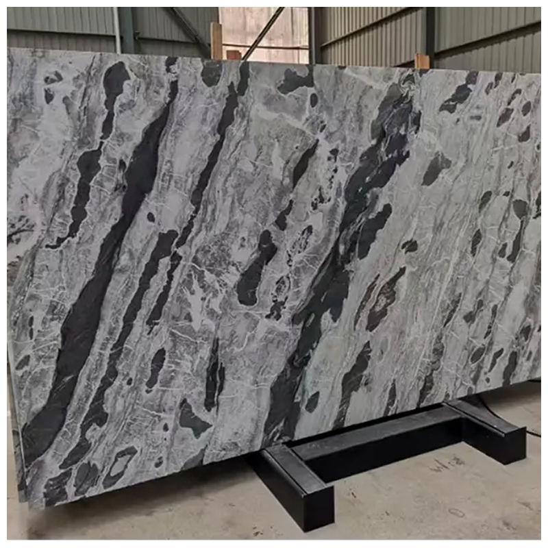 Arctic Ocean Grey Quartzite Slabs for Tiles and Countertops