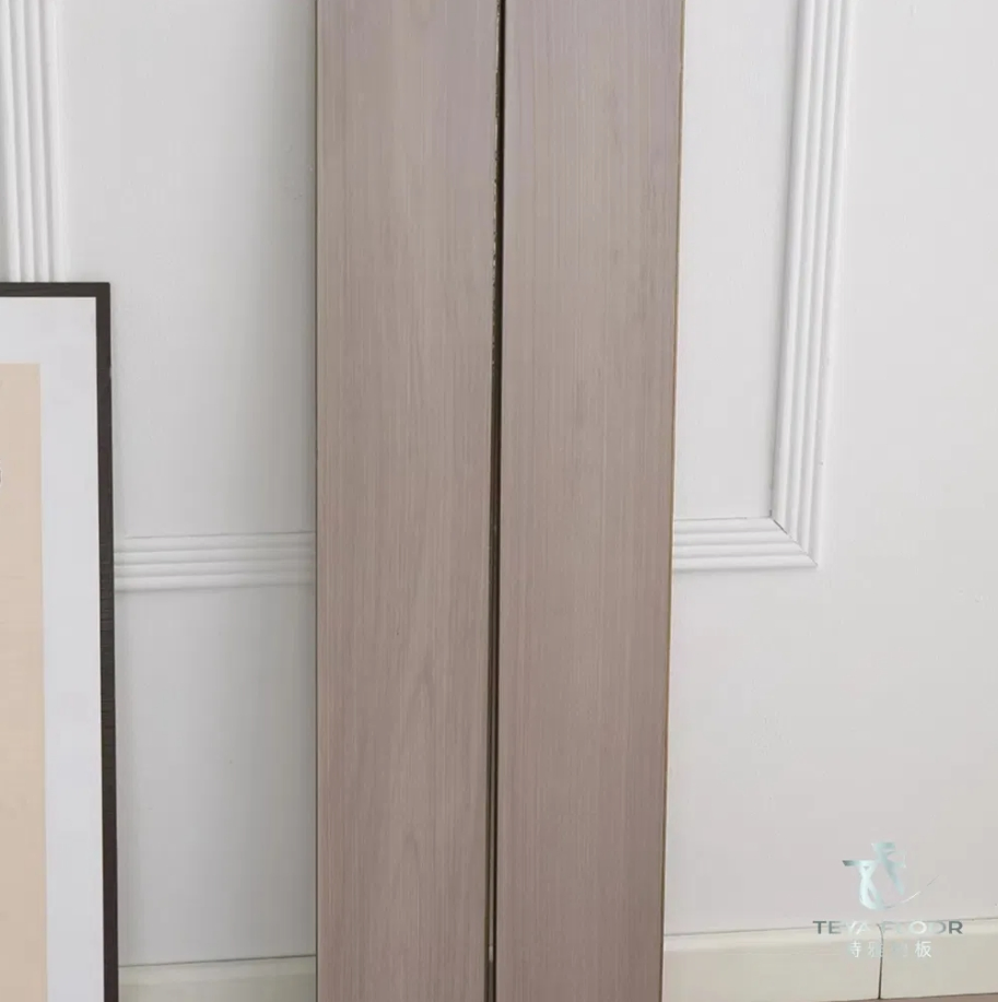 18 mm thickness Solid Locust Light Grey Color Flooring Solid Engineered Wood Flooring for Hotel