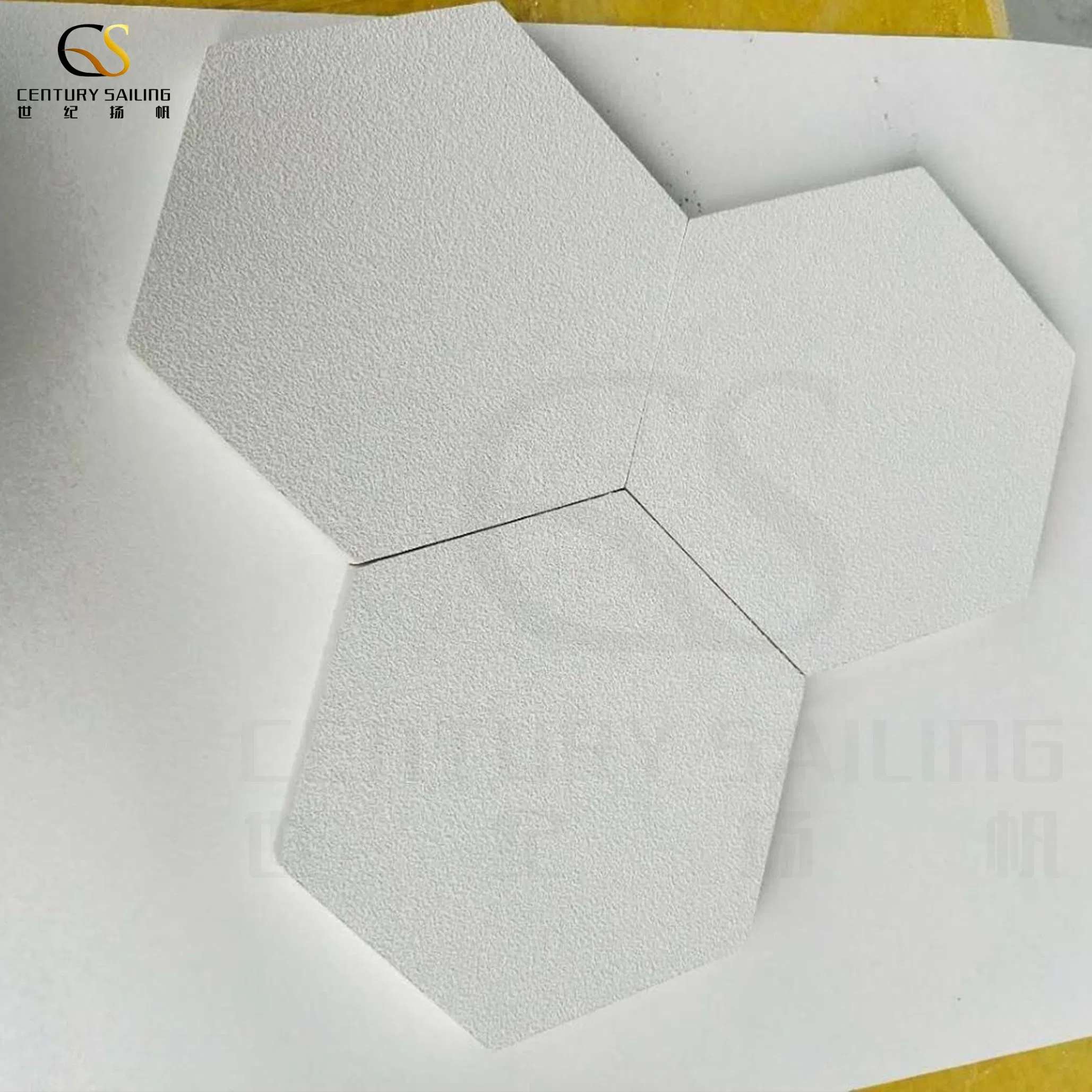 High Strength Light Weight Fiberglass Acoustic Clouds Sound Absorption Ceiling Panels