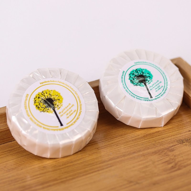 Custom Logo Round Hotel Toilet Soap Disposable Luxury Hotel Bath Small Soap