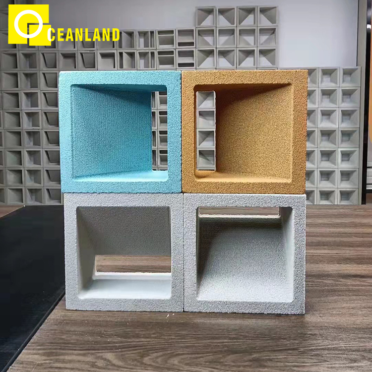 China Factory Outside Wall Tile Ceramic Clay Decorative Hollow Brick