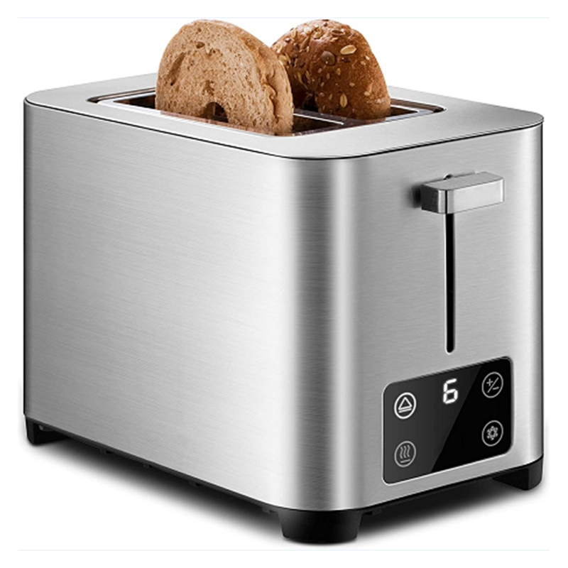 Tenfly Factory OEM/ODM Touchscreen 2 Slice Stainless Steel Bread Toaster