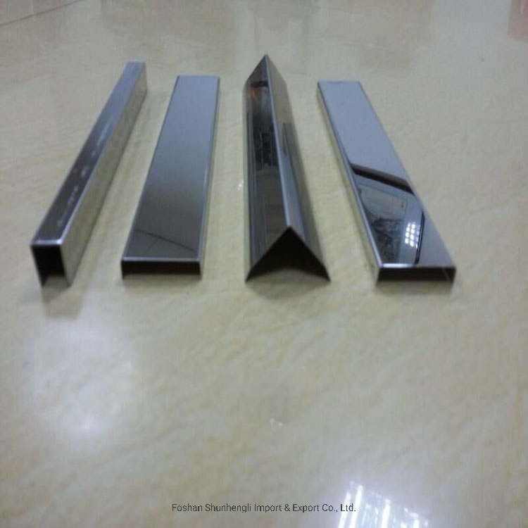 Metal Trim Strips Stainless Steel Tile Edge Trim