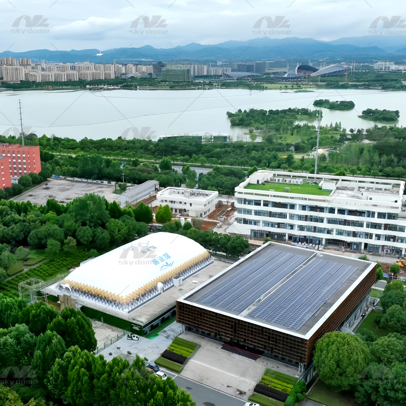 All-Year Round Inflatable Air Membrane Swimming Dome