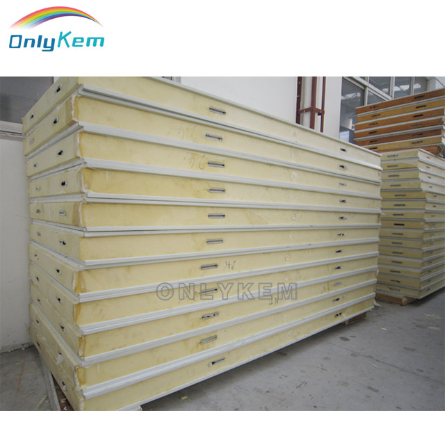75mm 100mm 120mm 150mm 180mm 200mm PU PUR PIR Cold Storage Panel