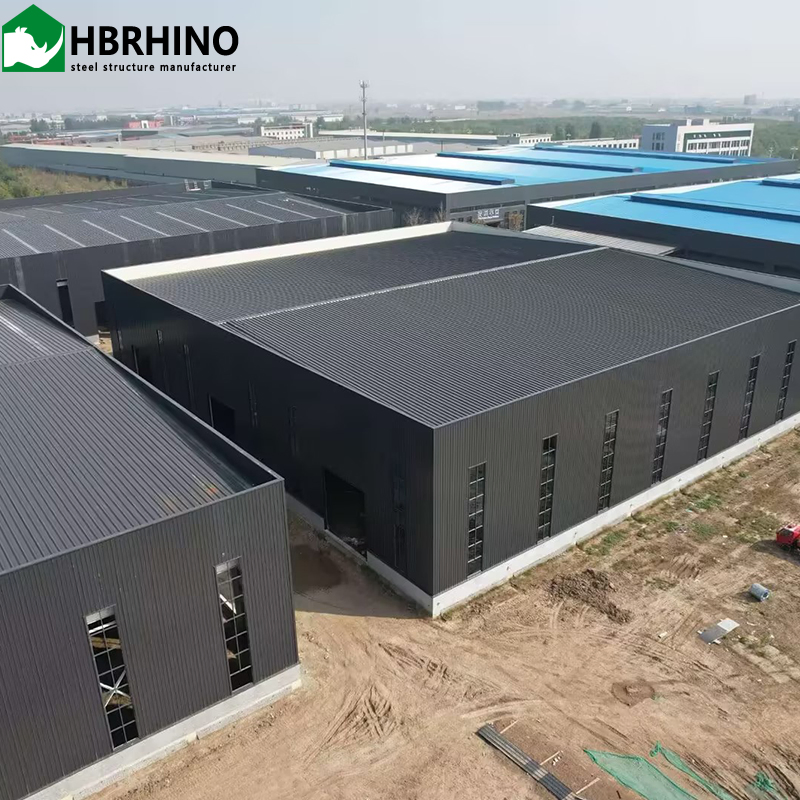 Multi-Story Large Span Prefabricated Steel Structure for Workshops Plants Warehouses Museums Gyms Shopping Malls and More