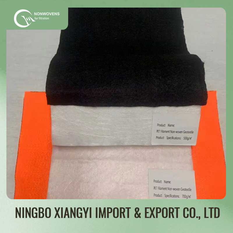 Pet Filament Geotextile Spunbonded Needled Non Woven Geotextile Fabric Geotextile