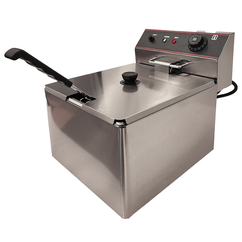 Commercial 18L High Capacity Electric Heating Professional Kitchen Single Cylinder Deep Fryer