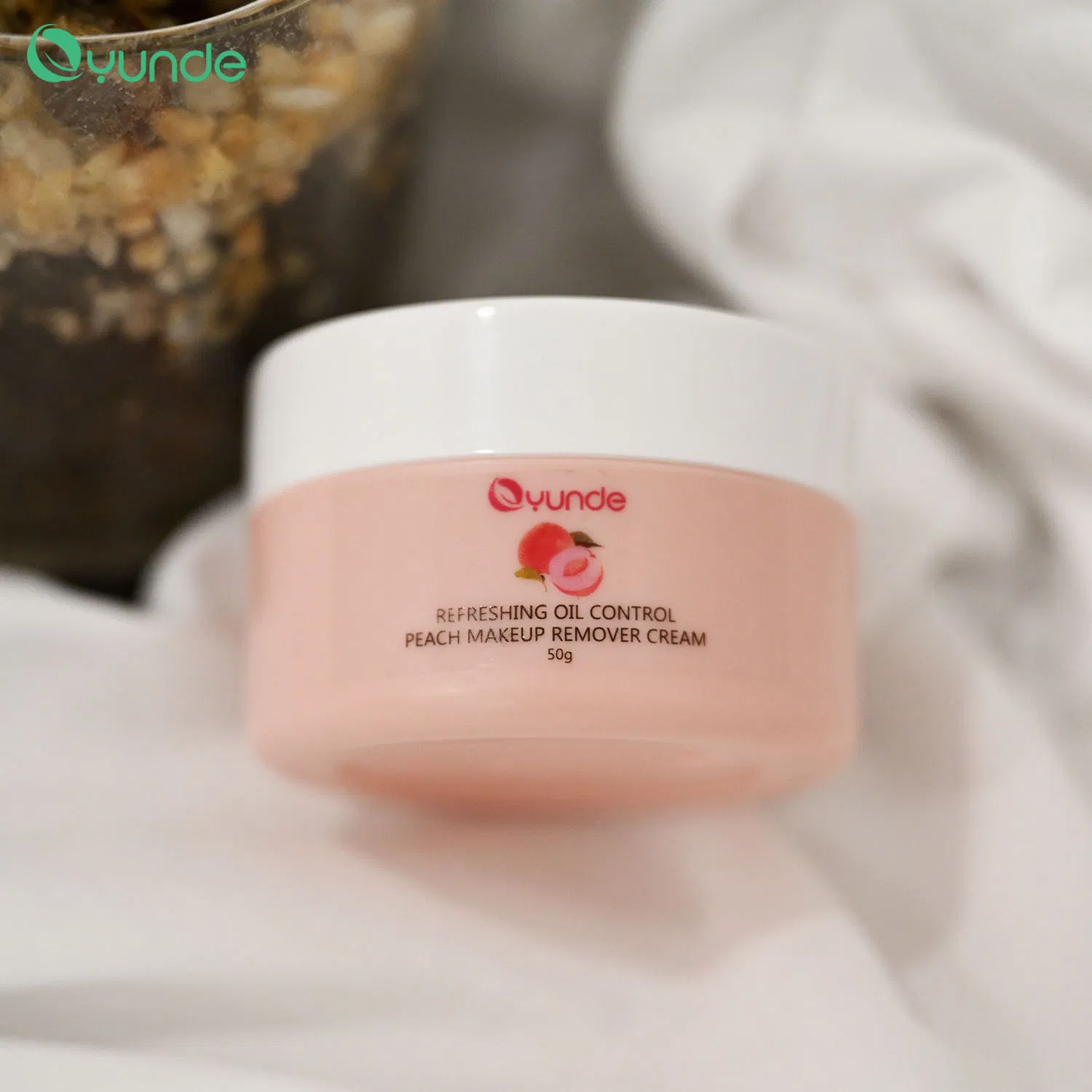 Private Label Natural Organic Plant Extraction Skin Care Peach Makeup Remover Cream