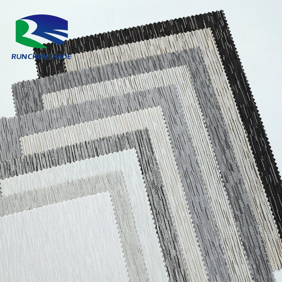 Metal Chain Blackout Roller Window Blinds Fabric
