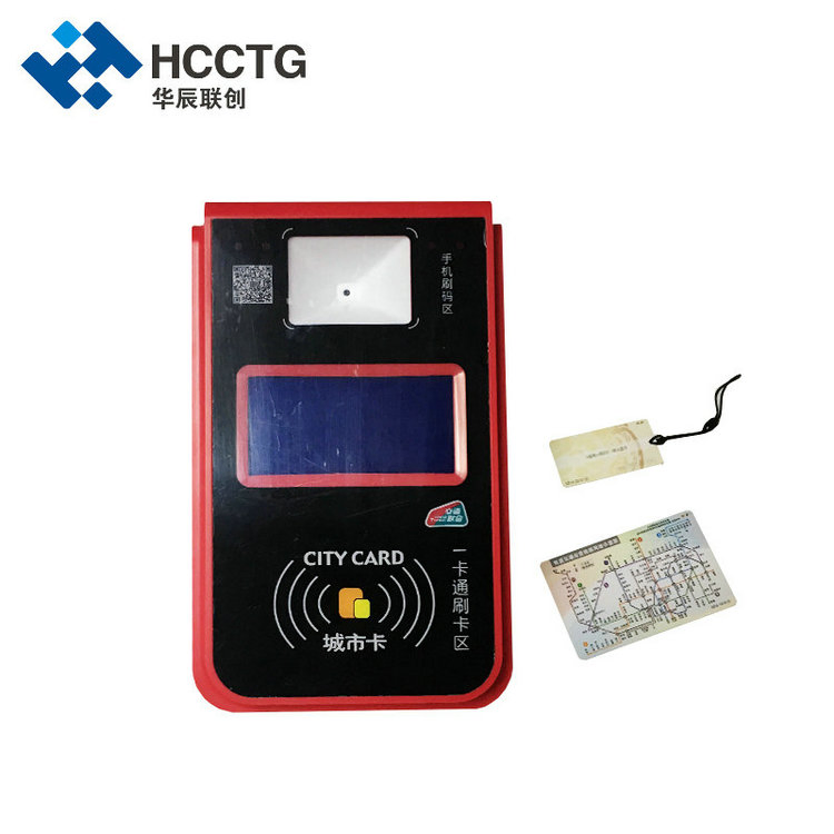 Qr Code RFID NFC Card Reader GPS Bus Ticketing Validator Vending Conductor Machine P18-L2